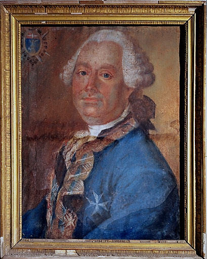 Tableau : portrait du chevalier Henri d'Aulan