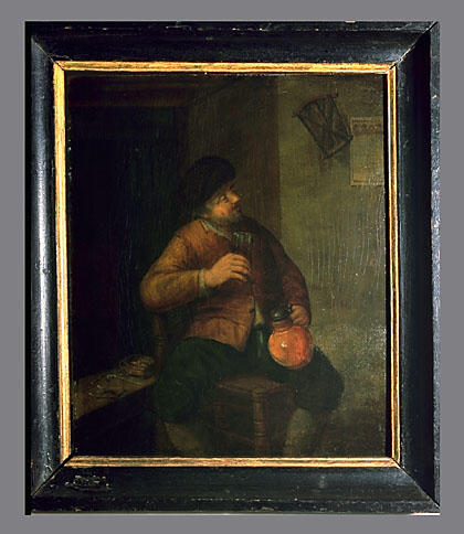 Tableau : Buveur assis