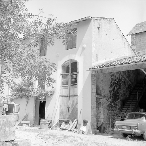 Elévation sud, partie centrale.