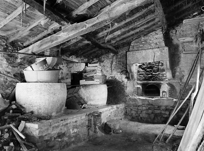 Buanderie, vue générale de l'intérieur.