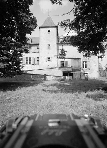 Logis, élévation postérieure, partie centrale.