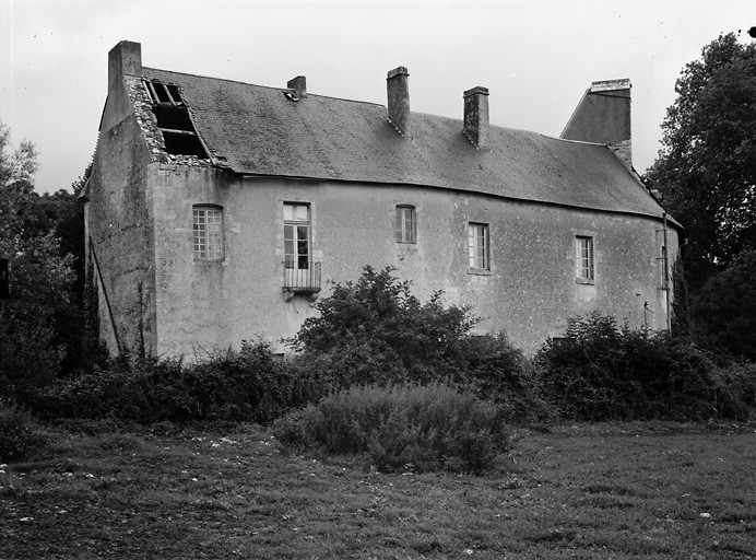 Logis, élévation postérieure, partie gauche.