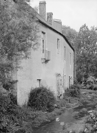 Logis, élévation postérieure, partie gauche.