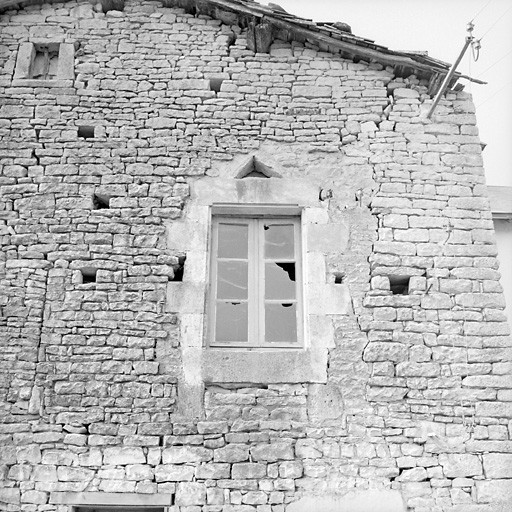 Elévation latérale nord-est, détail.