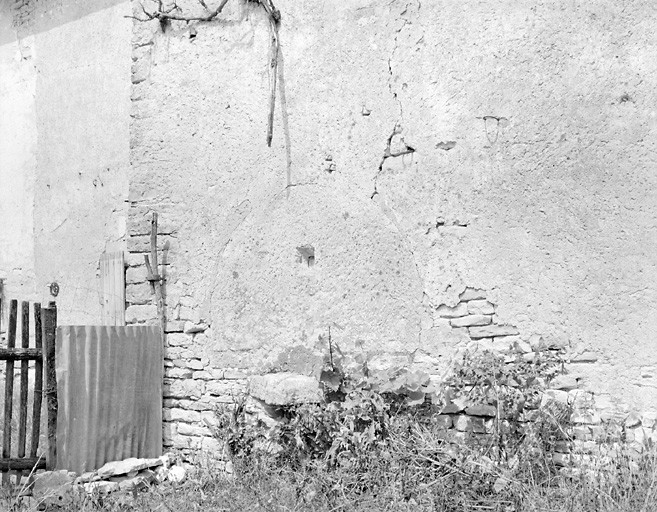 Elévation antérieure, avant corps, détail.