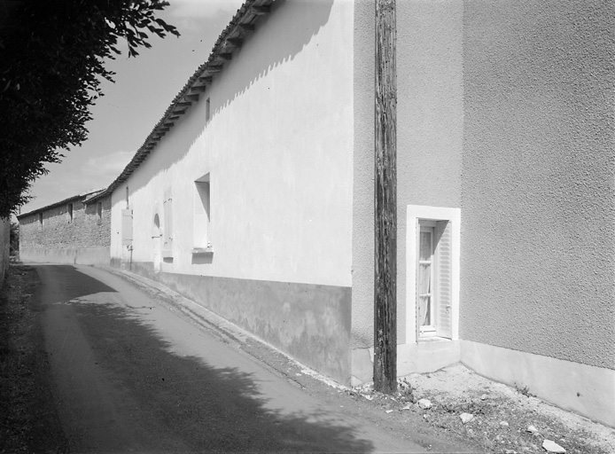 Village, ferme (parcelle 190), élévations nord-ouest sur rue.