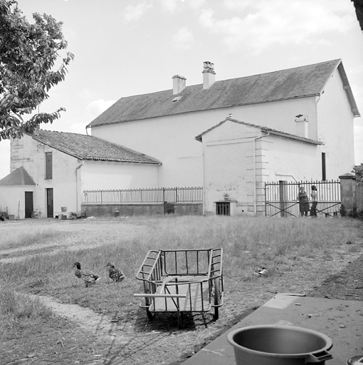 Logis, élévation nord.