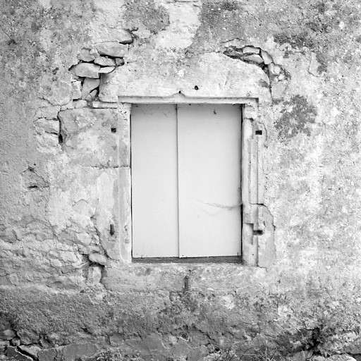 Village, maison (parcelle 49), élévation antérieure, fenêtre.