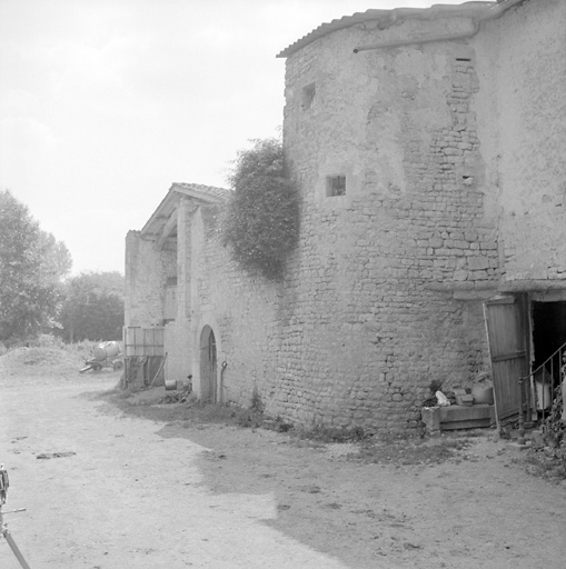 Logis, élévation antérieure, partie gauche.