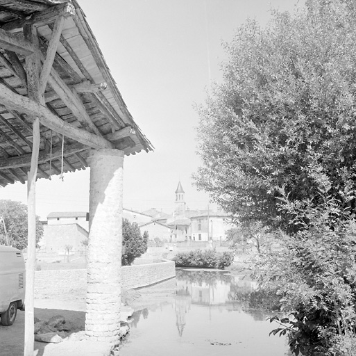 Village vu depuis le moulin.