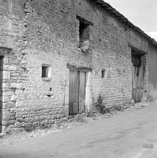 Bagnault, maison (parcelle 201), élévation sur rue.