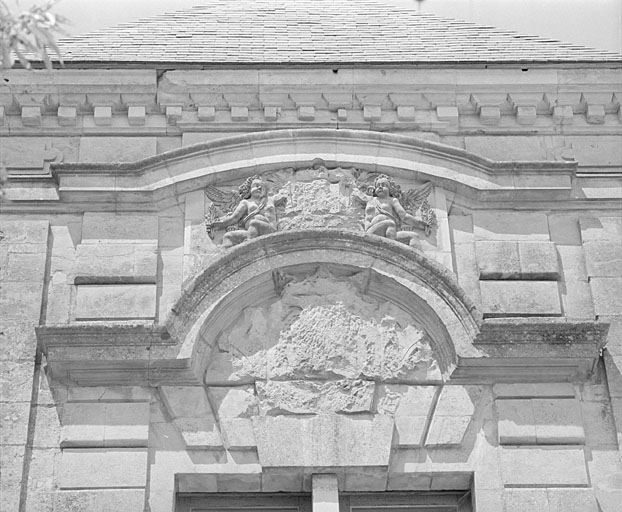 Orangerie, élévation latérale droite, détail.