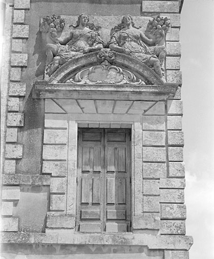 Orangerie, élévation antérieure, partie droite.
