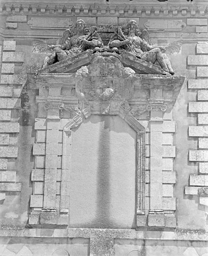 Orangerie, élévation antérieure, partie centrale.