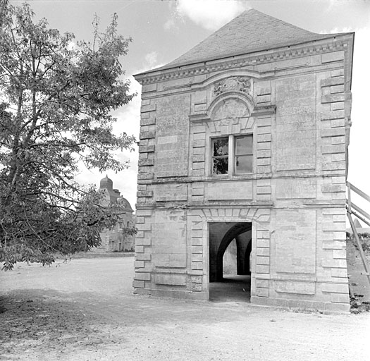 Orangerie, élévation latérale.