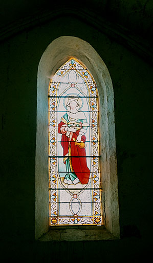 3 verrières figurées : saint Jean-Baptiste, saint Michel, sainte Elisabeth de Hongrie