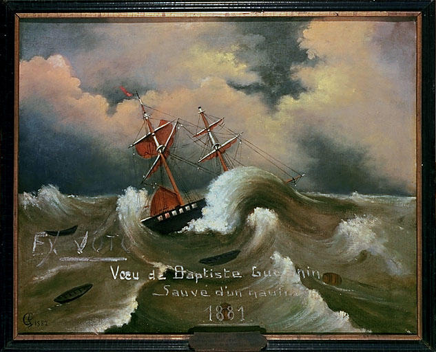 Ex-voto de Baptiste Guesnin, tableau