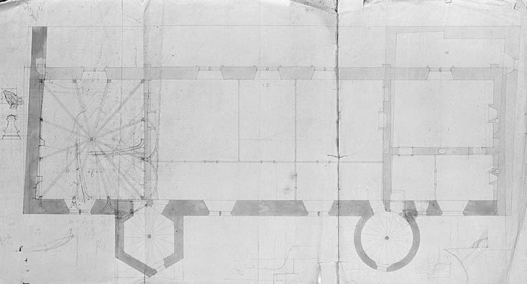 Plan du second étage.