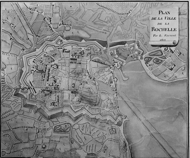 Plan de la ville par L. Varnout, en 1811.