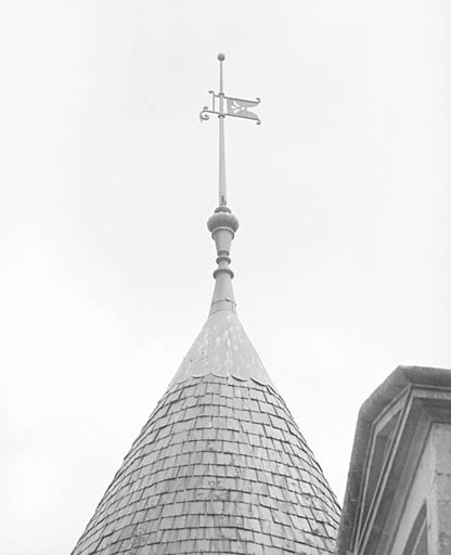Logis, tour nord-est, épi de faîtage.