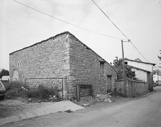 Dépendances, élévation sur rue.