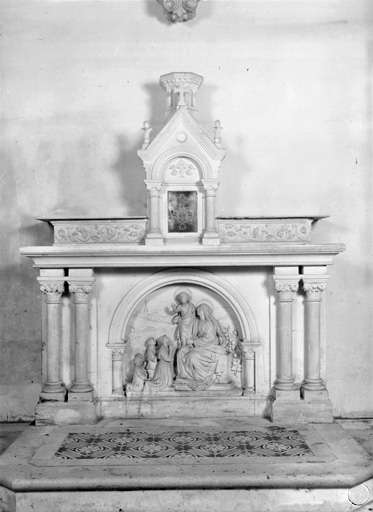 Autel, tabernacle, style néo-roman