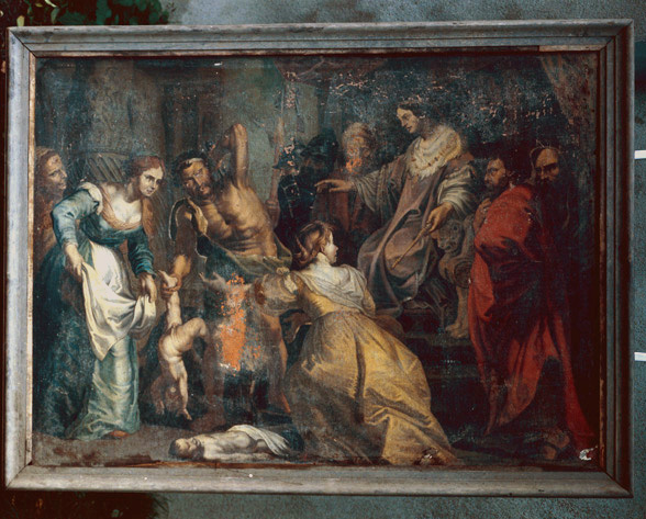 Tableau : Jugement de Salomon