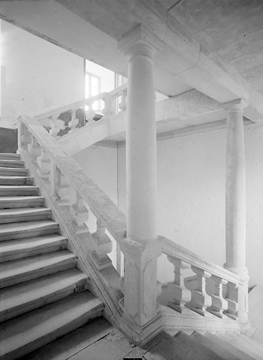 Bâtiment conventuel, escalier.