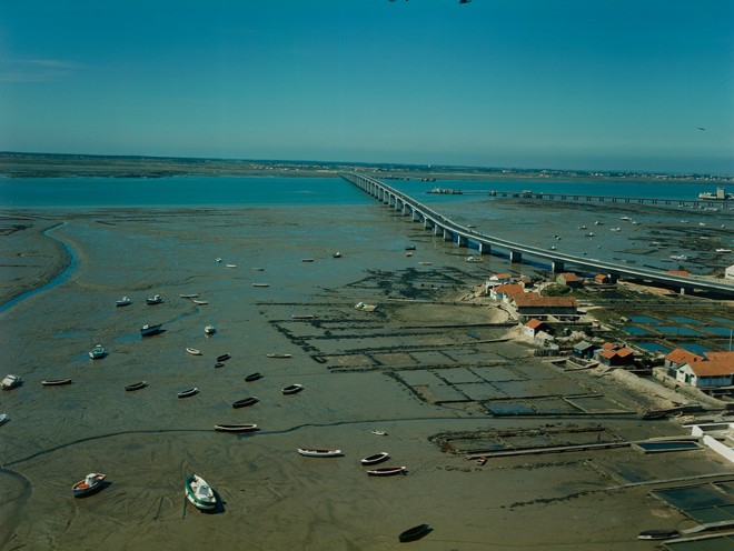 Le pont d'Oléron, vue aérienne.