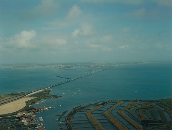 Vue aérienne ouest.