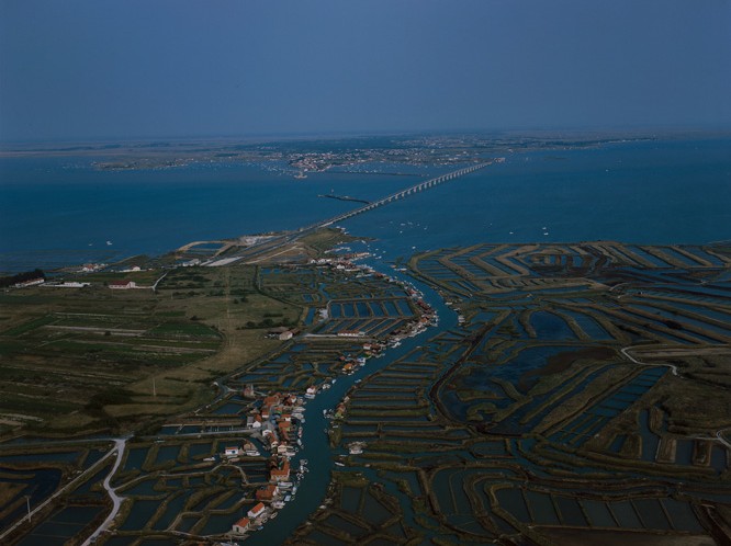 Vue aérienne ouest.