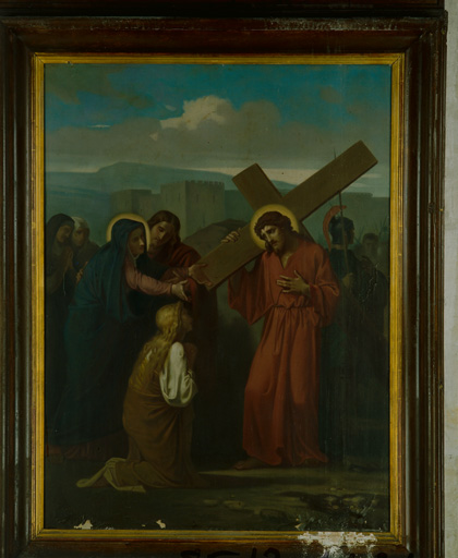 4e station. Jésus rencontre sa mère