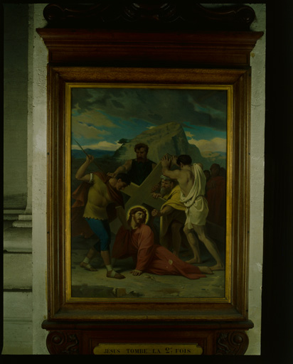 7e station. Jésus tombe pour la seconde fois