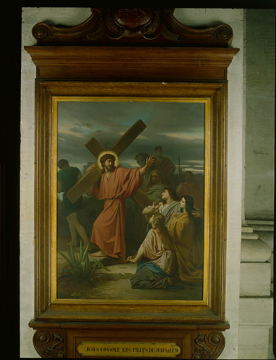 8e station. Jésus console les filles d'Israël