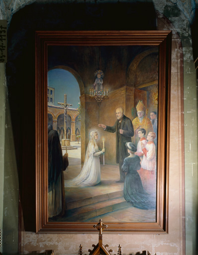 Tableau : prise d'habit de sainte Thérèse de Lisieux (la).