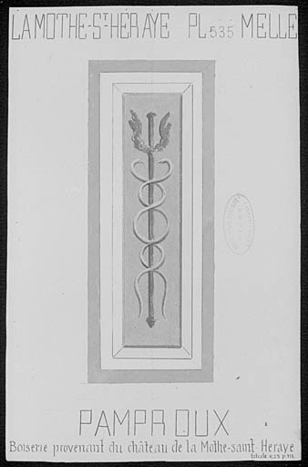 Boiserie peinte.