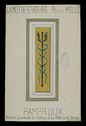 Boiserie peinte.