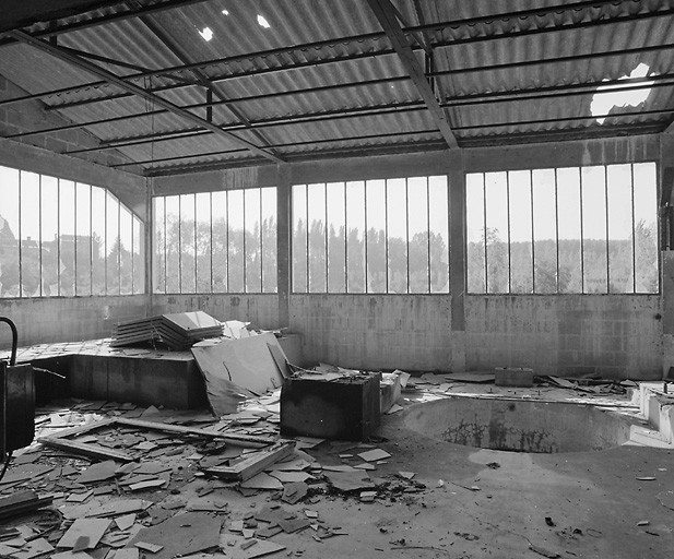 L'ancienne salle de la turbine et du générateur.