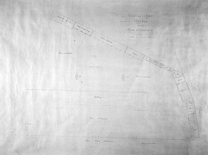 Plan masse de 1946.