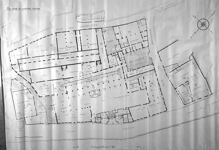 Plan de 1932 par Marcel Oudin.