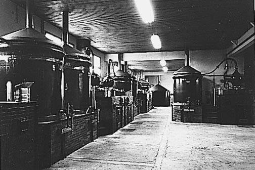 Intérieur de la distillerie.