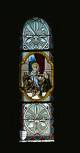 Choeur, verrière de droite.