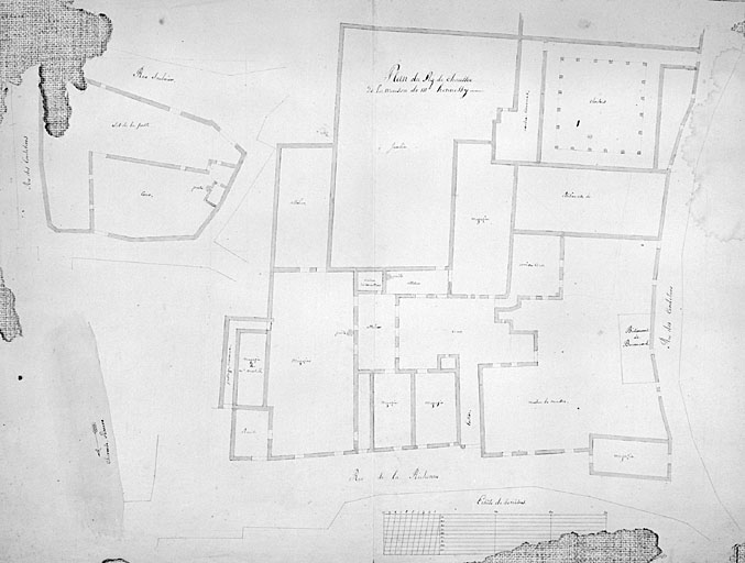Plan du rez-de-chaussée.