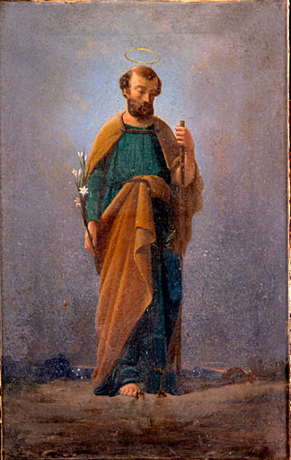 2 tableaux : Immaculée Conception, saint Joseph