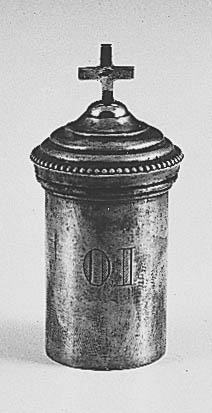 Ampoule à huile des malades (boîte à huile des malades)