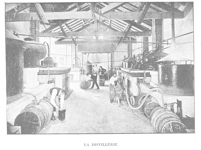La distillerie, l'intérieur.