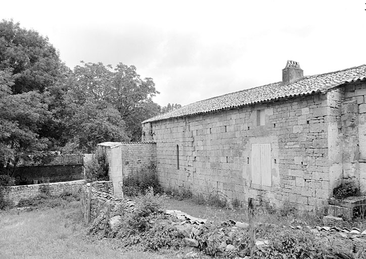 Elévation latérale droite, partie gauche.