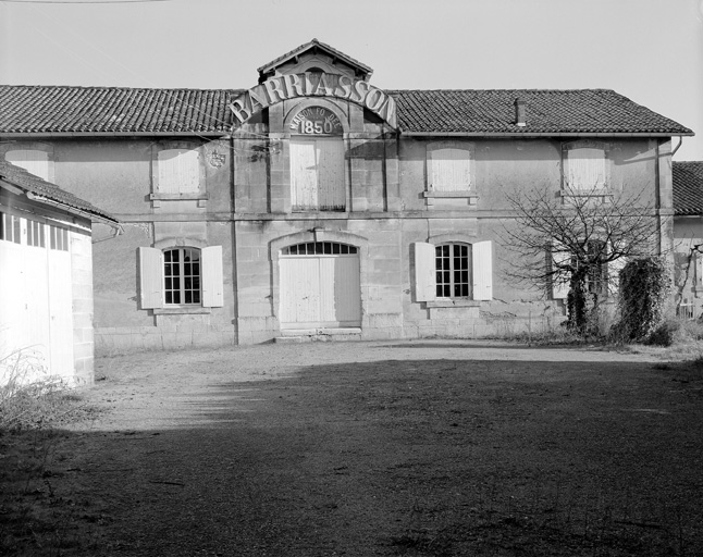Distillerie d'eau-de-vie de cognac Barriasson et Cie (société des propriétaires)