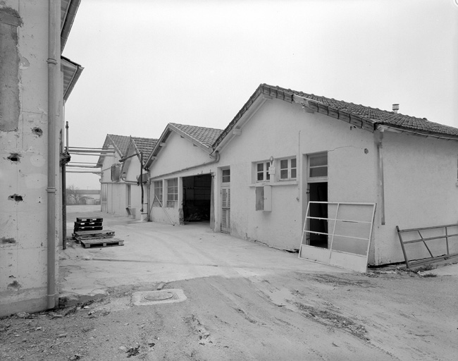 Atelier de fabrication, façade sud.
