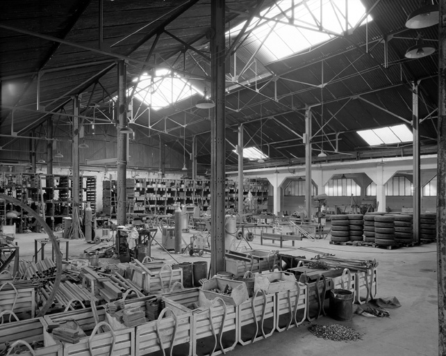 Halle de l'ancienne fonderie, intérieur.